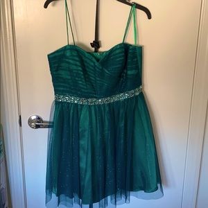 Green Party dress